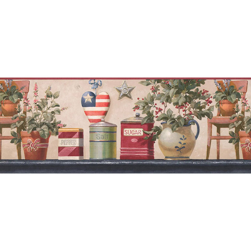 Bordure de papier peint L 15 pi x l 9 po Kalisia