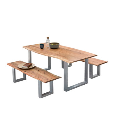 Brigham Acacia Solid Wood Dining Table