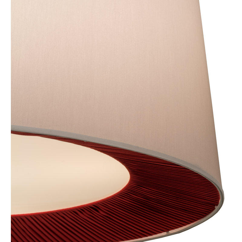 Lustre cylindrique unique à 5 lumières Bruges, H 264 po x l 52 po x P 52 po
