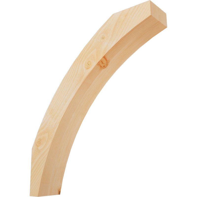 Genouillère Thorton, Sapin Douglas de 6 po (sciage brut), 28 po X P 32 po H