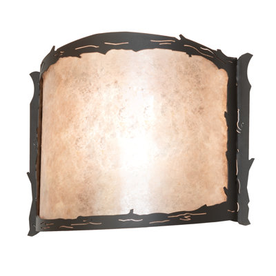 Wrought Iron Flush Mounted Sconce