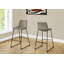 Chaise de bureau, hauteur de bar, debout, bureau d'ordinateur, travail, aspect cuir, métal, contemporain, moderne-961177029