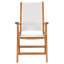 Chaise de patio pliante teck California