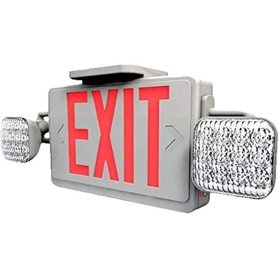 Ciata Lighting Thermoplastic LED Emergency Exit Combo Sign