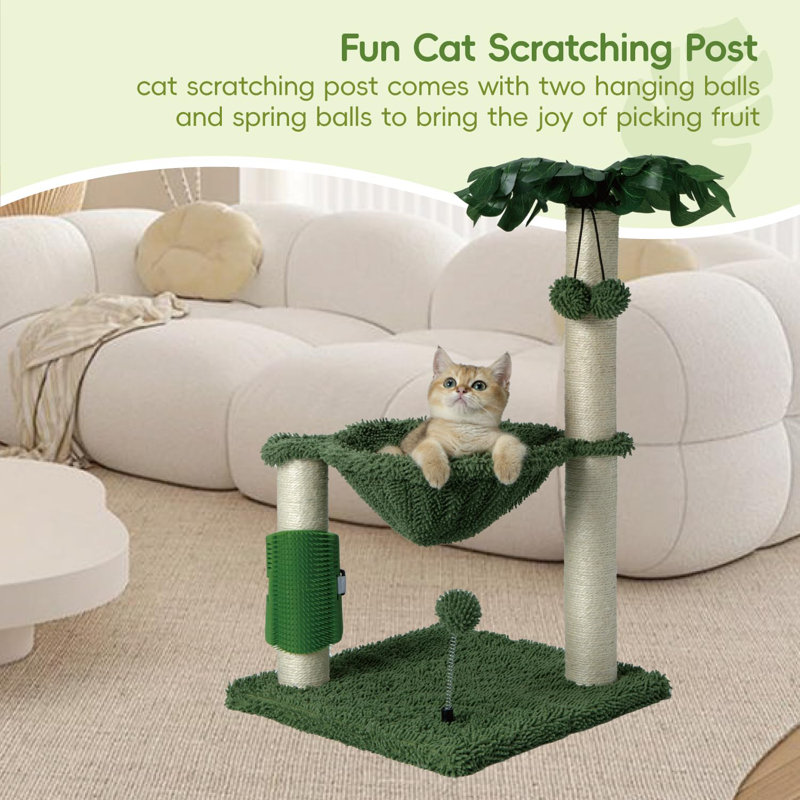 26" Small Cat Tree Tower for Indoor Kittens and Small Cats