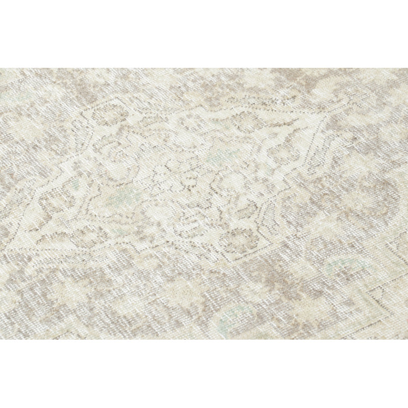 Distressed One-of-a-Kind 4'8X7'9 Hand Knotted Area Rug