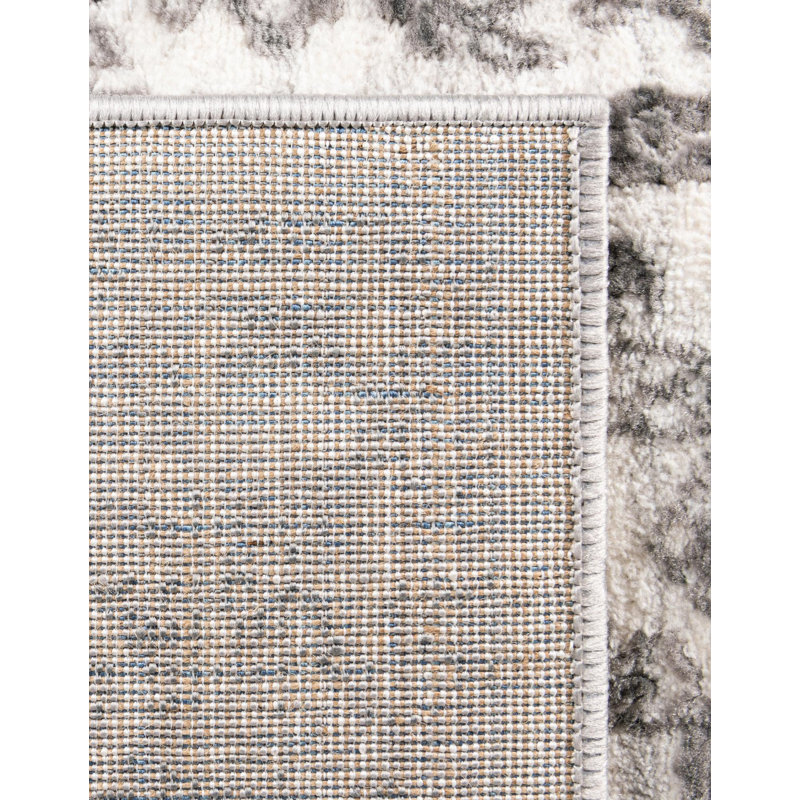 Teisuke Gray Rug, Square 3'3"