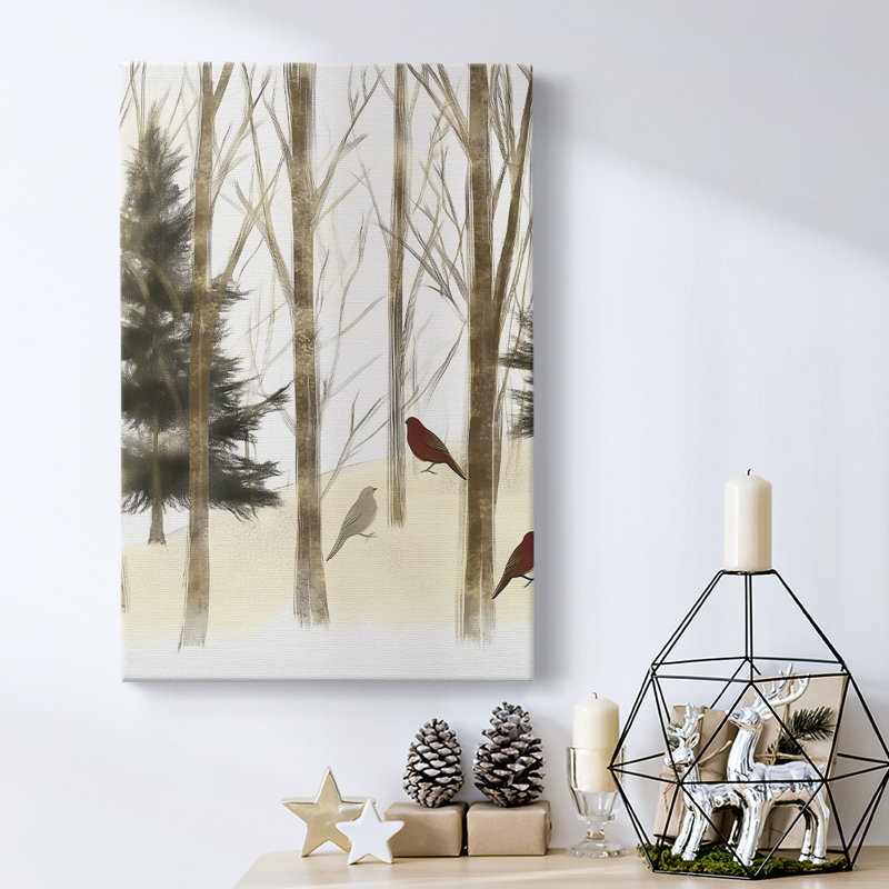 Art des Fêtes de Noël - Toile tendue avec châssis CCL XXXVII, H 12 po x l 8 po