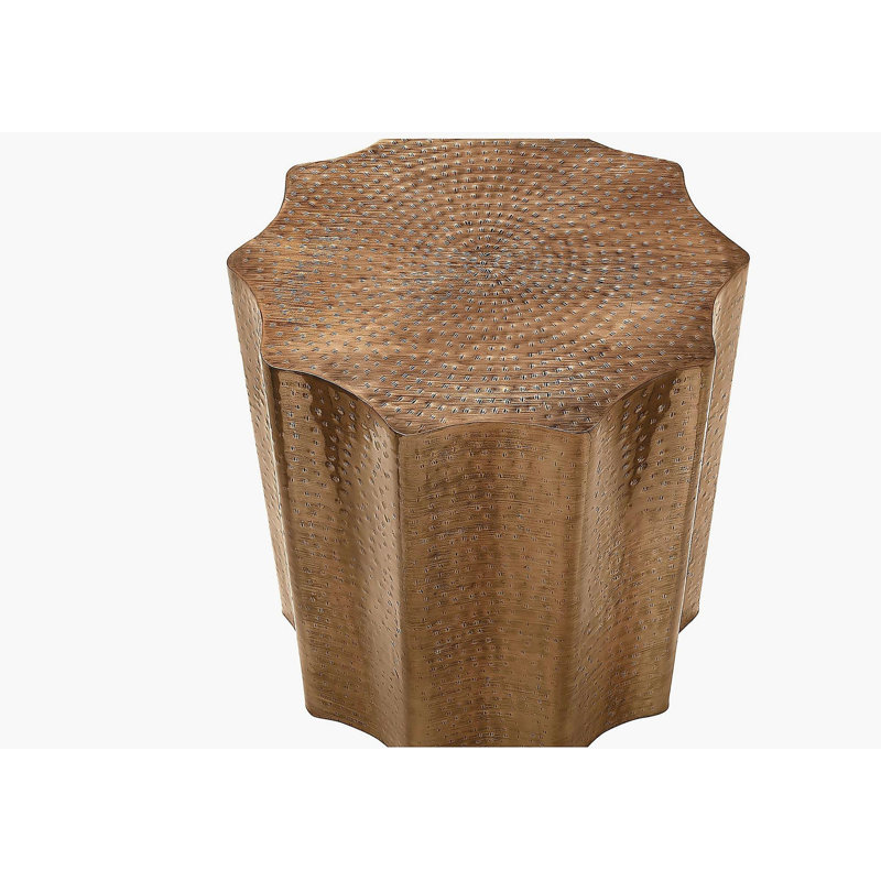 Table d'appoint de style champêtre - pour le salon ou l'entrée, Cuivre