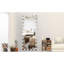 Miroir de salle de bain 72 po x 36 po pleine longueur avec DEL - Aluminium argenté, luminosité réglable, miroir à plusieurs scénarii, pouces, 3 réglages de couleur, pour l'entrée de la salle de bain
