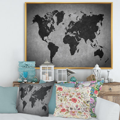 " Ancient Map Of The World IX "
