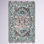 Tapis oriental rose / bleu en laine / coton touffeté à la main Arkadijus