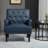Annalese 28.5'' Wide Modern Leather Armchair-71856054