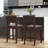 Counter Stool with Solid Wood Frame