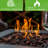 28In Outdoor Propane Fire Pit Table, 50,000Btu, Lid, & -Like, Lava Stone, Adjustable Flame, For Garden Patio Backyard 50,000Btu Table 28In, Gas, Appearance,