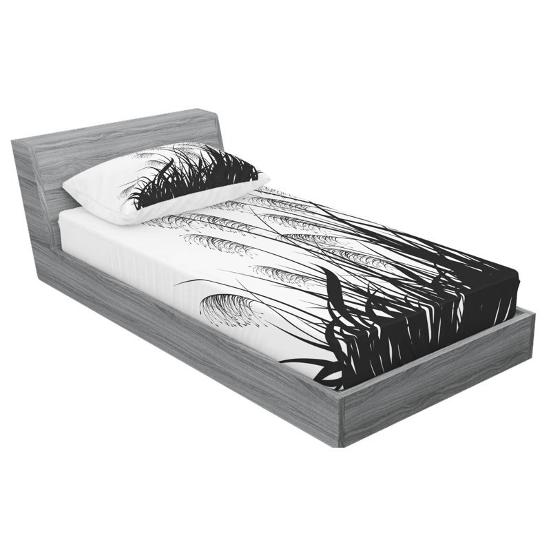 Microfiber Sheet Set, Twin XL Sheet Set with Fitted Sheet