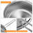 12 Pcs Pots & Pans Set With Tempered Glass Lids Handles & 3-ply Base 4 Stockpots