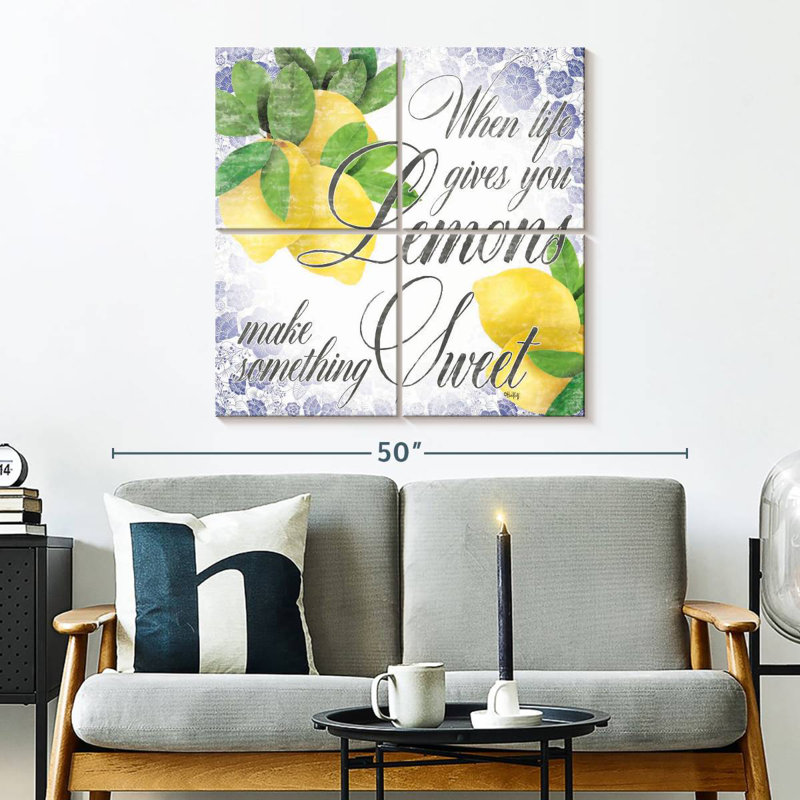 Citrons d'été Tergel II, H 32 po x l 32 po