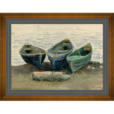 Three Boats Giclee Print by Soicher Marin Archives