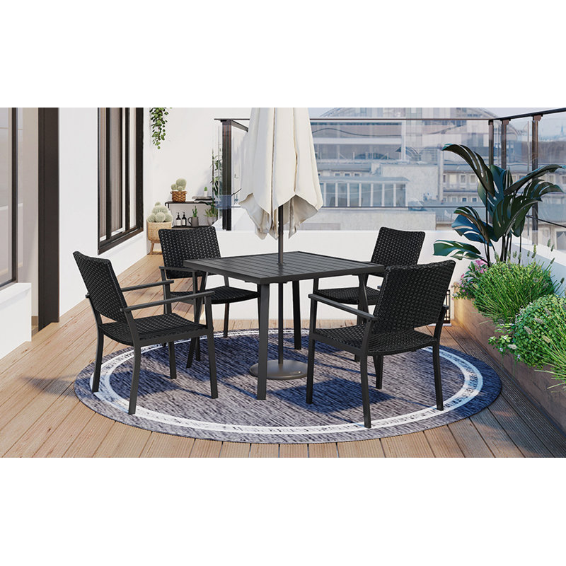 Ensemble repas 5 pièces pour patio