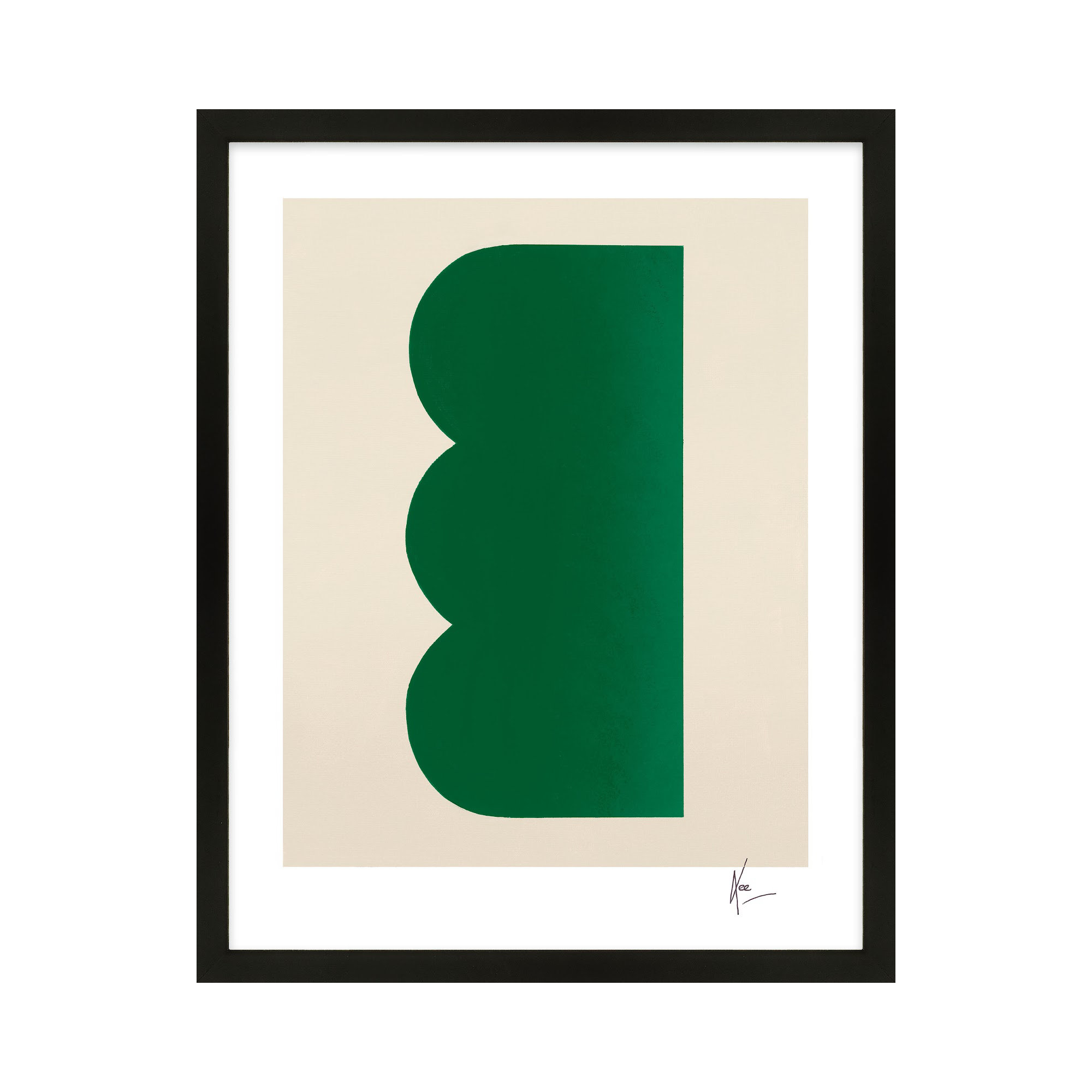 Keyhole 3 by Lee Lessem, Black Framed, 50" H x 40" W x 1.25" D