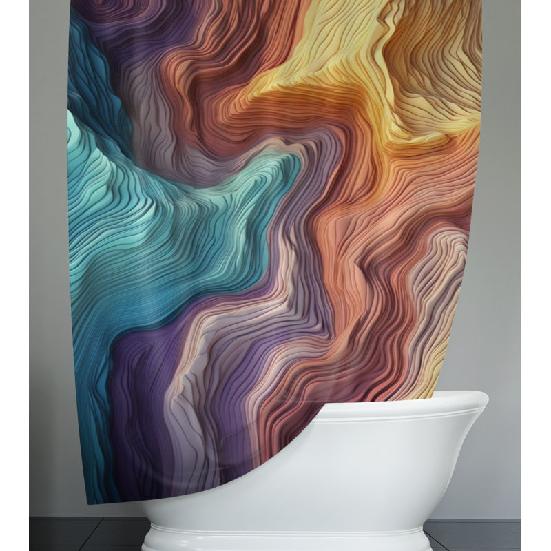 Rideau de douche Inworth, H 72 po x l 70 po