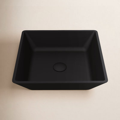 Roma Square Glass Vessel Bathroom Sink