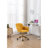 Versatile Adjustable Office Chair With Metal Legs And Universal Wheels For Enhanced Comfort And Mobility-27417760