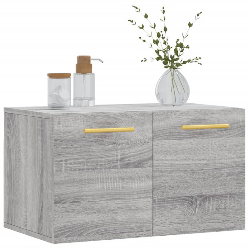 Bathroom Cabinet, Grey Sonoma