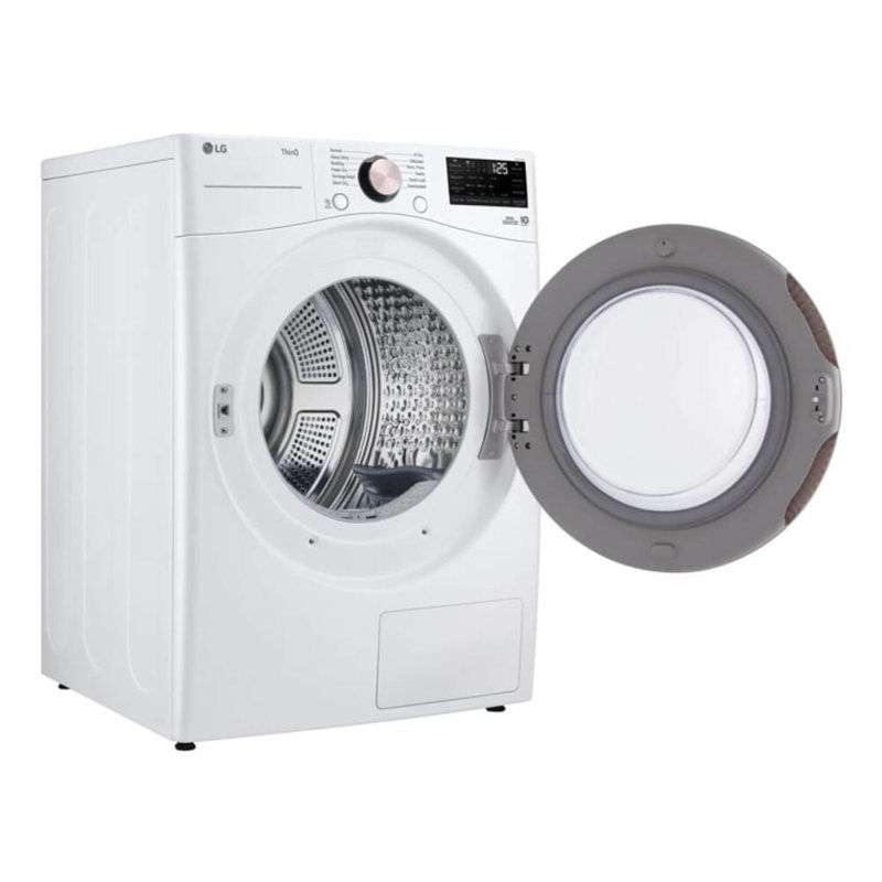 LG 7.8 cu. ft. Mega Capacity Smart Front Load Dryer with Dual Inverter Heatpump Technology and Inverter Direct Drive Motor System