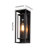 Rasharkin Classic Outdoor Wall Sconce Rectangular Metal Frame and Clear Glass Shade Waterproof-1316760483-1283845675-1308433313