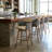 Zadian Swivel Upholstered Counter Stool with Solid Wood Frame-2102974106