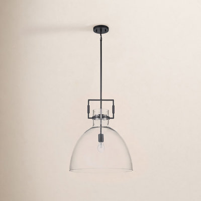 Miami 1-Light Dimmable Dome Pendant
