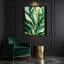 "Watercolor Botanical 41", art mural sur toile verte-715282006