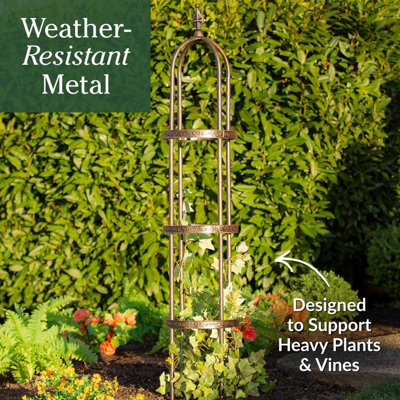 Treillis de jardin de 5 pi pour plantes grimpantes, jasmin et fleurs