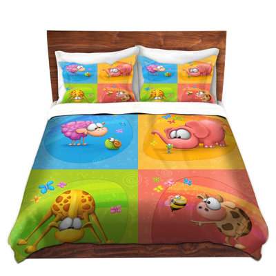  Tooshtoosh Meet the Little Ones Microfiber Duvet Covers