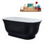 59.1'' x 28.3'' Freestanding Soaking Acrylic Bathtub-90888900