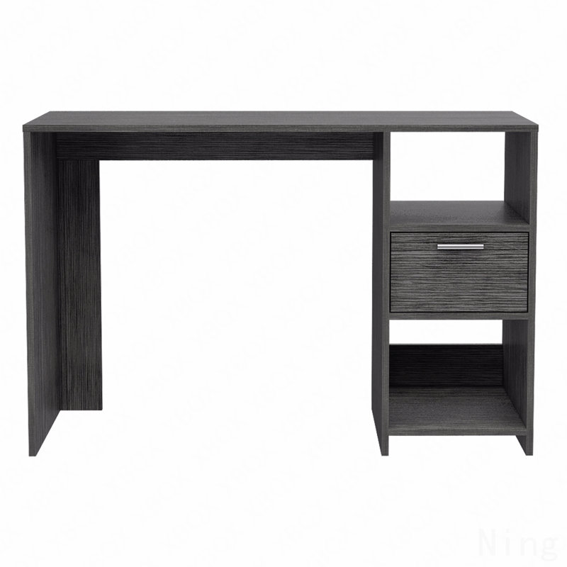 Computer Desk, with One Drawer & Two Shelves