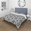 Ensemble de housse de couette Traditional Black Floral Traditional Octagon I - Traditional-109146478
