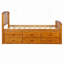 Lit rangement en bois massif avec 6 tiroirs-118095779