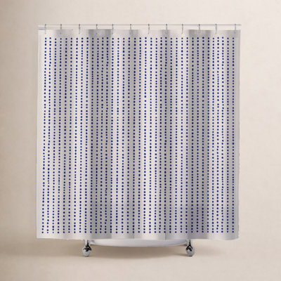 Thora Dots Mid-Century Shower Curtain