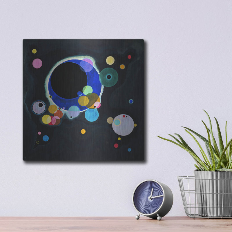 "Plusieurs cercles" par MASTERS, H 12 po x l 12 po