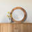 Marcellius Wood Round Wall Mirror