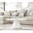 Palm Luxury Pedestal Round Coffee Table-898996782