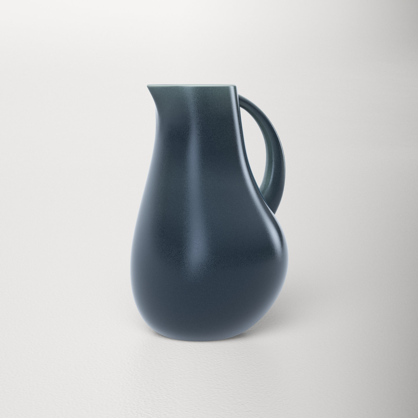 Borgen Stoneware Pitcher, Adriatic