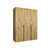 artisan oak + handles: black
