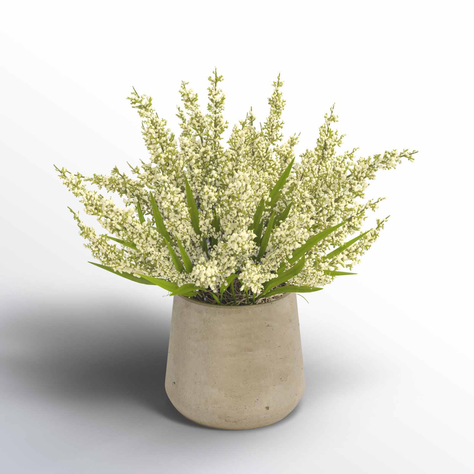 Ferdinand Lavender Floral Arrangement, Cream