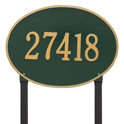 Plaque d'adresse sur 1 ligne Hawthorne