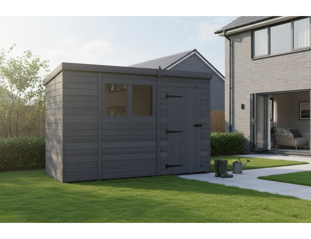 10x4 Pent Composite Shed