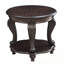 Table de bout ronde avec tablette-1344418995-1344418992